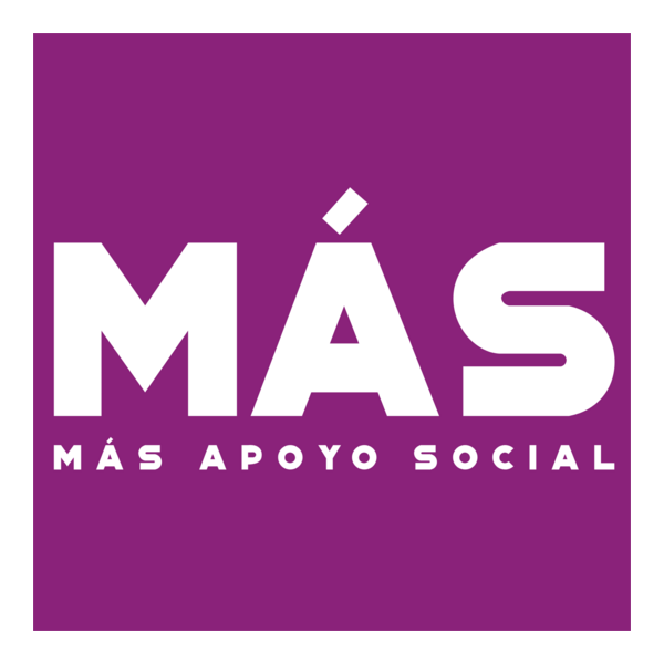 Más Apoyo Social Logo PNG Vector