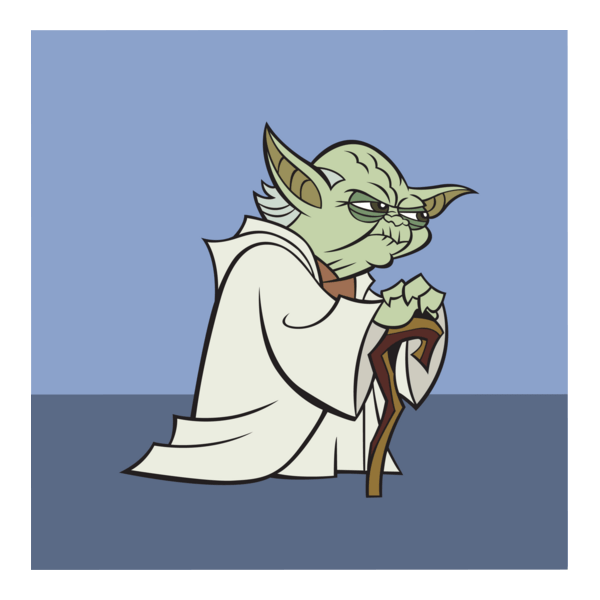 Master Yoda Logo PNG Vector