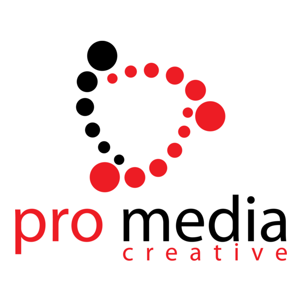 Pro media creative Logo PNG Vector