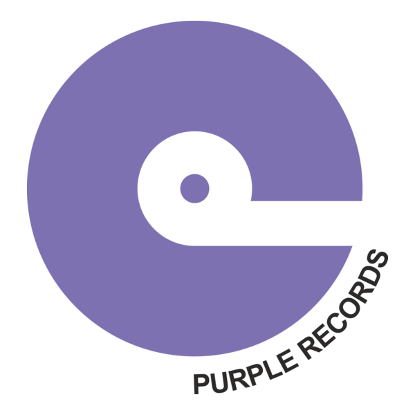 Purple Records Logo PNG Vector
