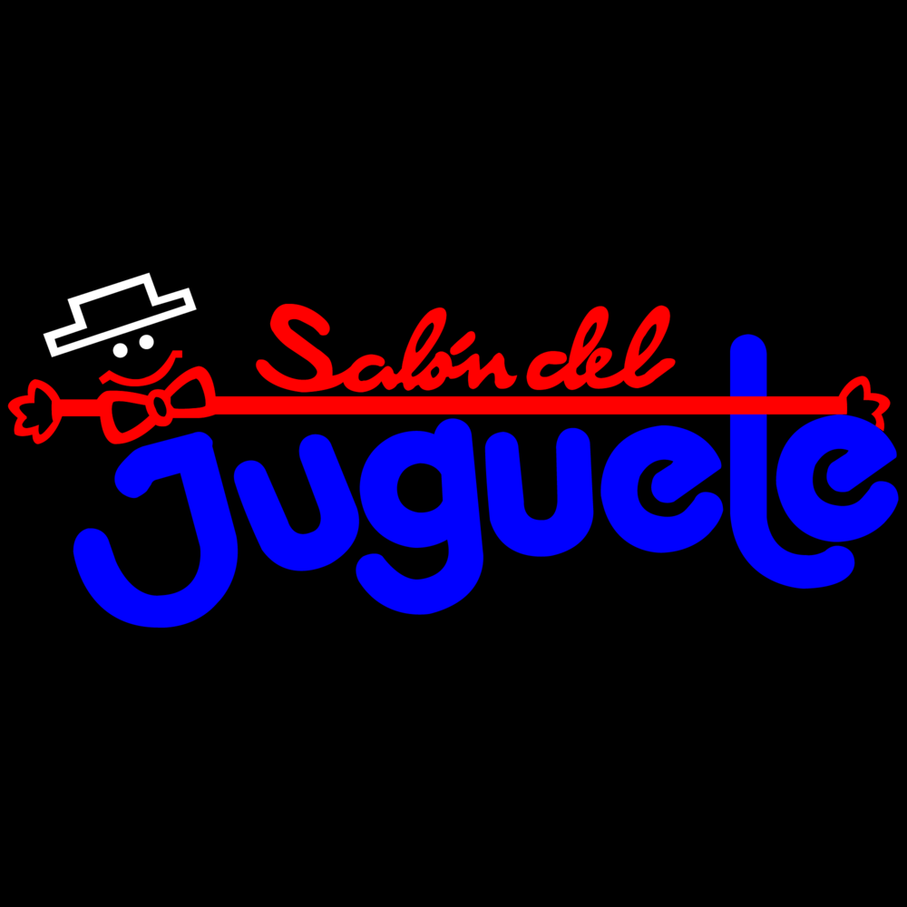 Salon del Juguete antiguo fondo negro Logo PNG Vector