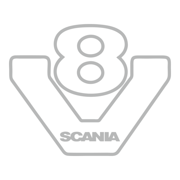 Scania V8 Logo PNG Vector (AI, CDR, EPS, PDF, SVG) Free Download