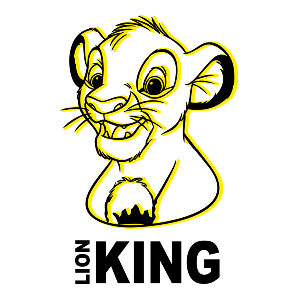 SIMBA lion king Logo PNG Vector