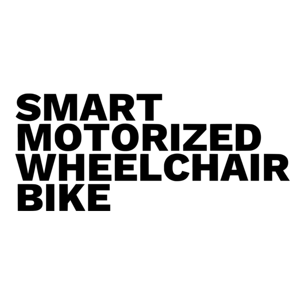Smart Motorized Wheelchair Bike Logo PNG Vector