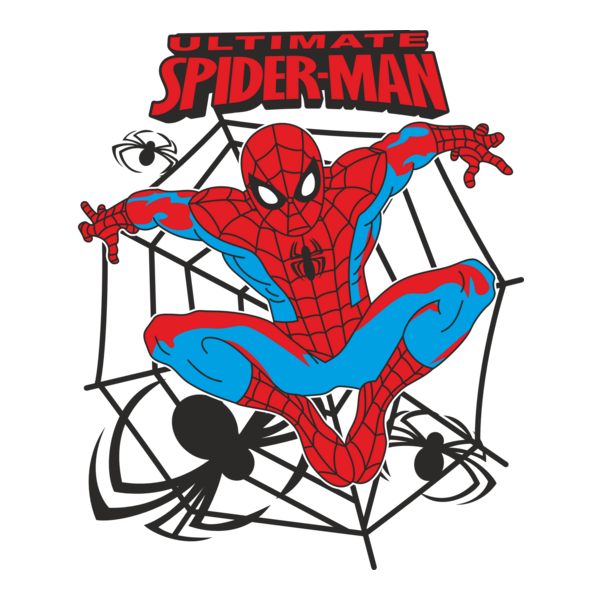Spiderman hero Logo PNG Vector