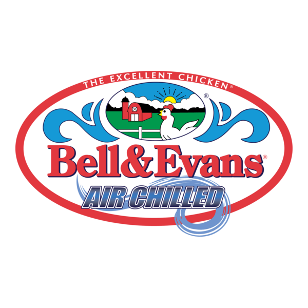 The Excellent Chicken Bell & Evans Air-Chilled Logo PNG Vector