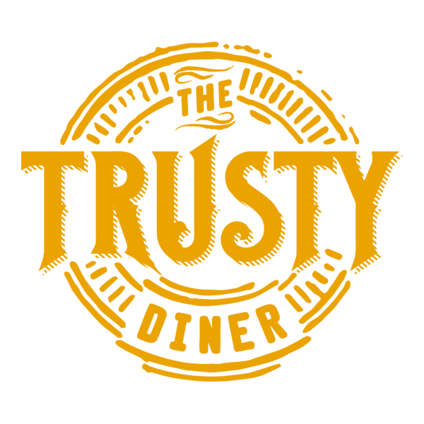 The Trusty Diner Logo PNG Vector