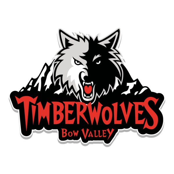 Timberwolves Bow Valley Logo PNG Vector