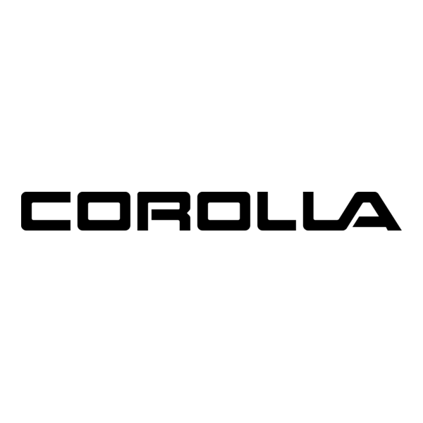 Toyota Corolla (E80) wordmark Logo PNG Vector