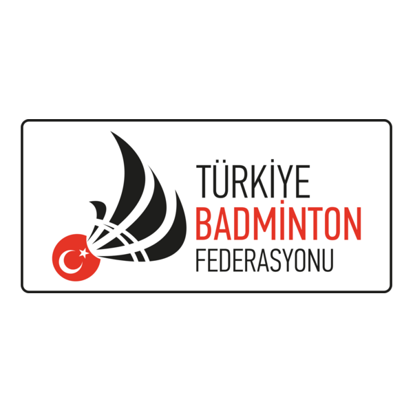 Turkish Badminton Federation Logo PNG Vector