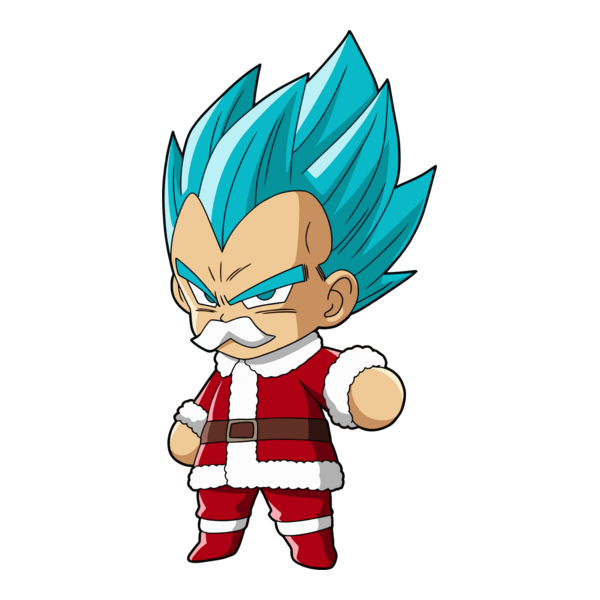 Vegeta Santa Logo PNG Vector