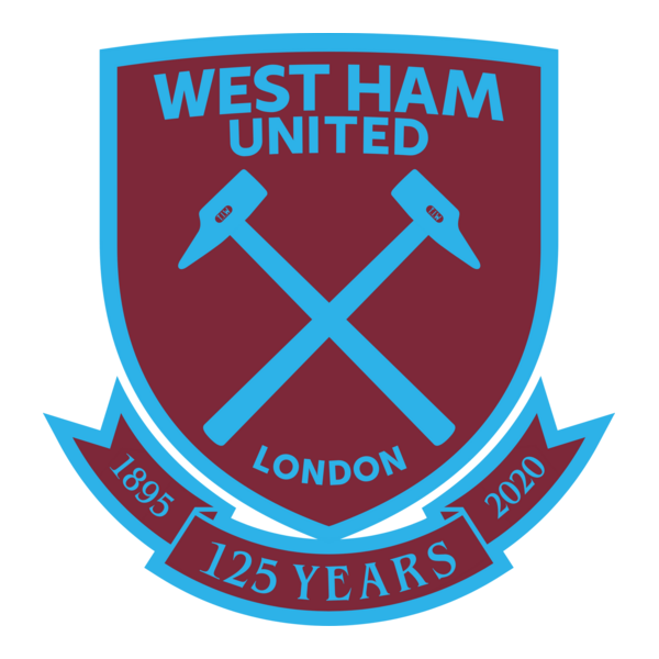 West Ham United 125th anniversary Emblem Logo PNG Vector