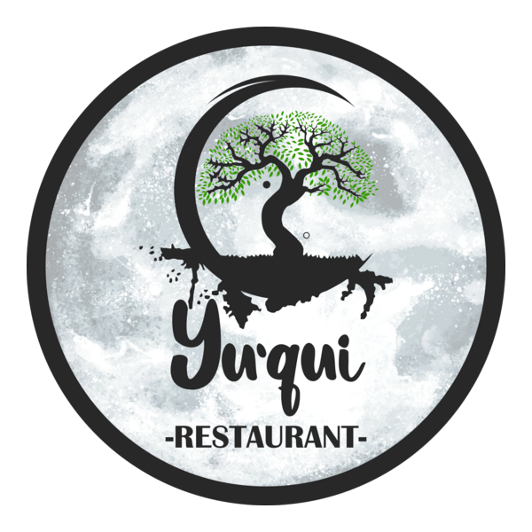 Yu´qui café -Restaurant Logo PNG Vector