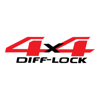 4X4 DIFF-LOCK Logo PNG Vector