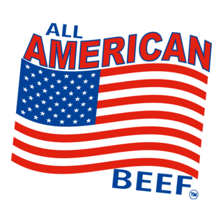 All American Beef Logo PNG Vector