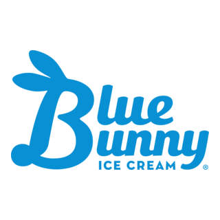 Blue Bunny Ice Cream Logo PNG Vector