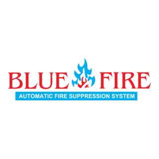 Blue Fire Logo PNG Vector