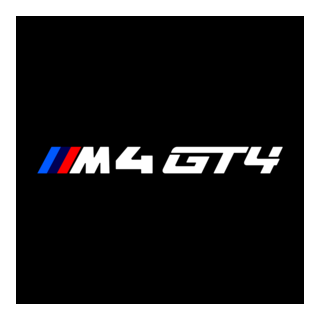 BMW PERFORMANCE M4 GT4 Logo PNG Vector