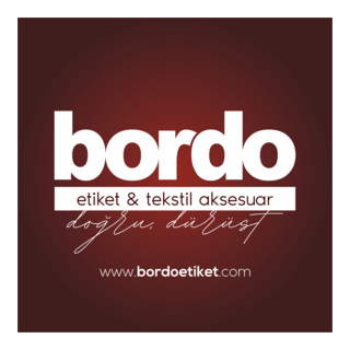 Bordo Etiket Logo PNG Vector