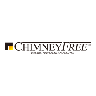 Chimney Free Electric Fireplace Logo PNG Vector