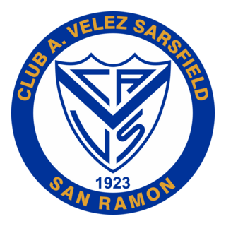 Club Atlético Velez Sarsfield de San Ramón Logo PNG Vector