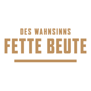 Des Wahnsinns Fette Beute Logo PNG Vector
