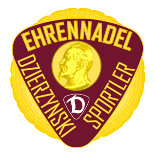 Ehrennadel DzierzynskiSportler SV Dynamo Logo PNG Vector