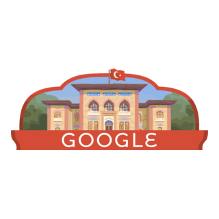 Google Türkiye Cumhuriyeti'nin 100. Yılı Logo PNG Vector