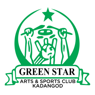 Green Star Kadangod Logo PNG Vector