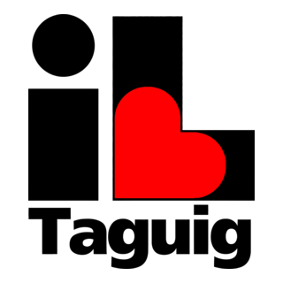 I Love Taguig Logo PNG Vector