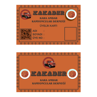 KAKADER - Karaambar Kamyoncular Derneği Logo PNG Vector
