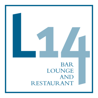L14 Bar Lounge and Restaurant Logo PNG Vector
