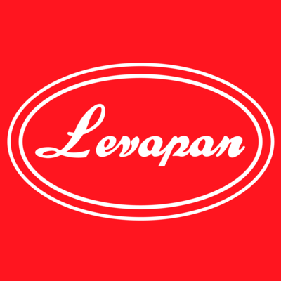 Levapan fondo rojo Logo PNG Vector