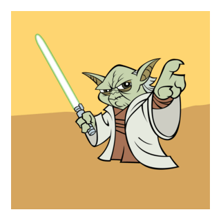 Master Yoda Logo PNG Vector