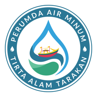 Perumda Tirta Alam Tarakan Logo PNG Vector