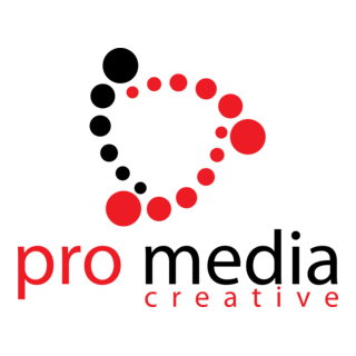 Pro media creative Logo PNG Vector