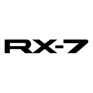 RX-7 (second badge) Logo PNG Vector