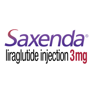 Saxenda liraglutide injection 3 mg Logo PNG Vector