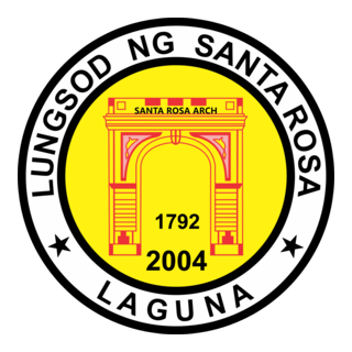 Seal of Santa Rosa, Laguna Logo PNG Vector