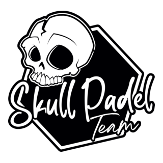 Skull Padel Logo PNG Vector