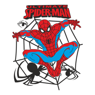 Spiderman hero Logo PNG Vector