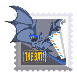 The Bat software Logo PNG Vector