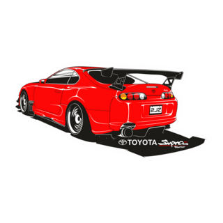 Toyota Supra Mk4 Turbo Logo PNG Vector
