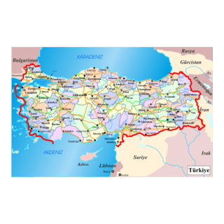 türkiye haritası Logo PNG Vector