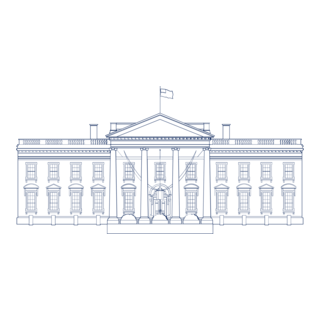 White House Logo PNG Vector