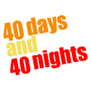 40 Days and 40 Nights Logo PNG Vector