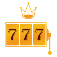 Cassino da bandeira dos entalhes 777 do rei do our Logo PNG Vector