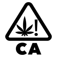 Contains Cannabis Logo PNG Vector