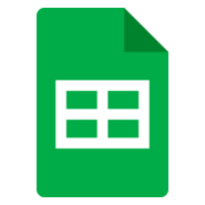 Google Spreadsheet Logo PNG Vector