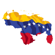 MAPA DE VENEZUELA TRICOLOR CON EL ESEQUIBO Logo PNG Vector
